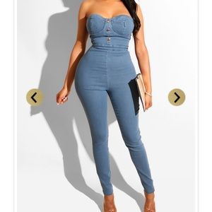 Denim jumpsuit